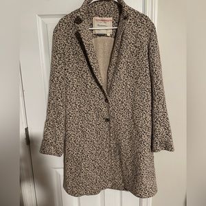 Cartonnier long leopard print coat